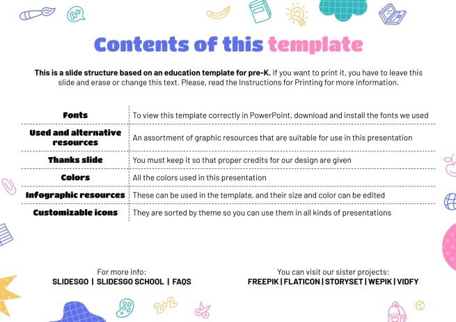 Printable Back to School Activities for Pre-K | Google Slides