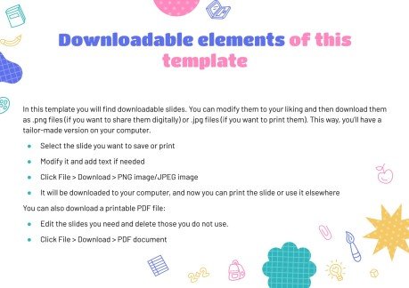 Printable Back to School Activities for Pre-K | Google Slides