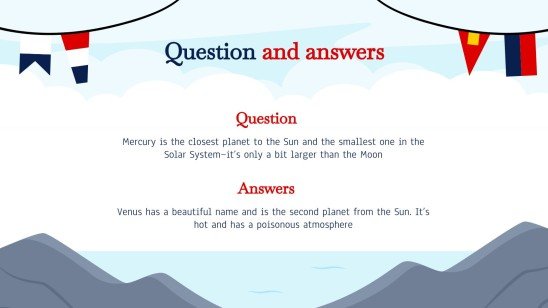 Transport maritime : Atelier sur les drapeaux nautiques Modèles de présentation