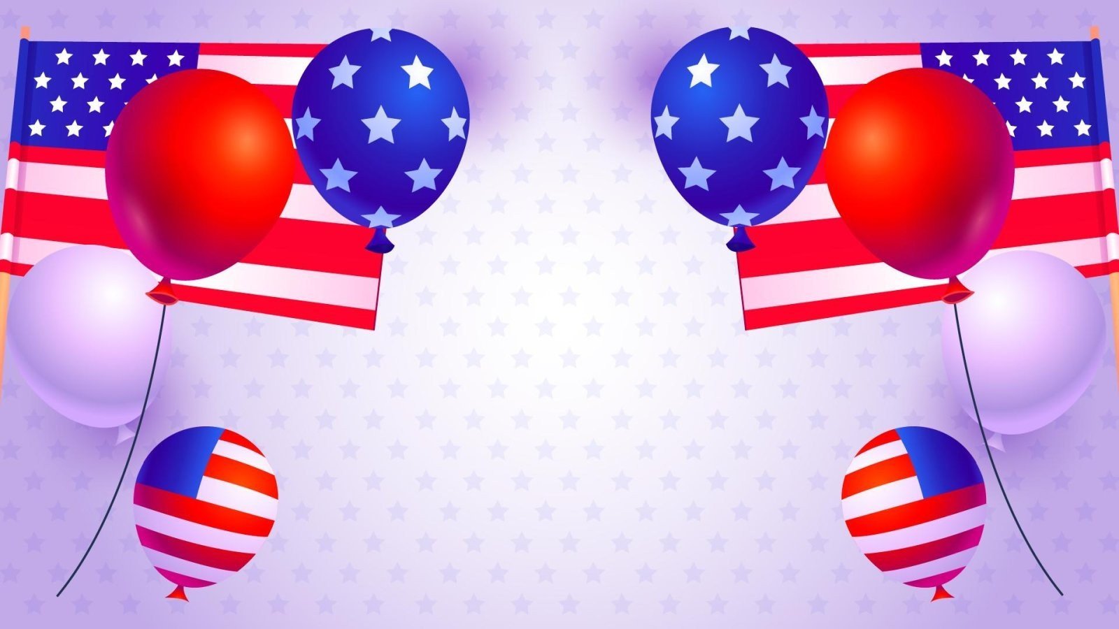 American Flag Backgrounds for Video Calls Google Slides