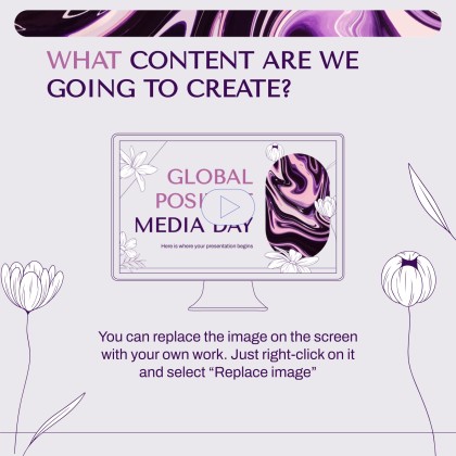 Plantilla de presentación Día de la Positivdad en los Medios