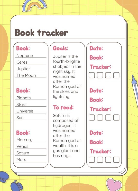 Reading Lists and Bookmarks for Printing Google Slides & PPT