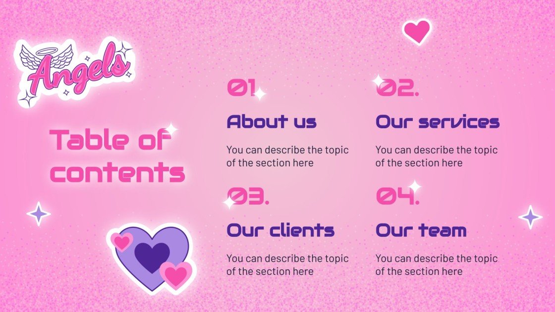 Pink Glitter Y2K Agency Google Slides and PowerPoint