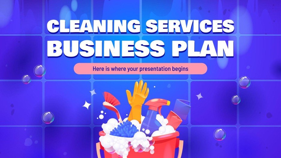 Cleaning Services Business Plan Google Slides and PowerPoint