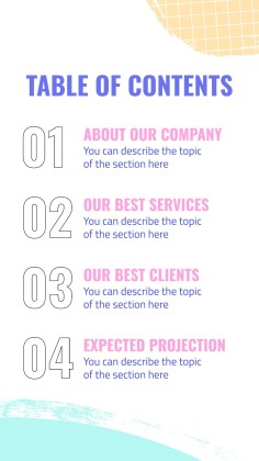 Modelo de apresentação Perfil da gravadora de K-pop