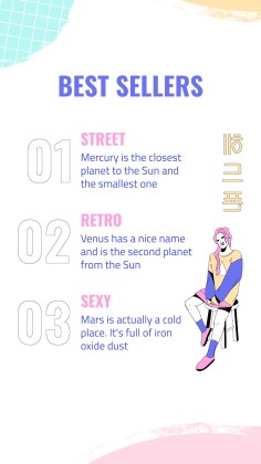 Modelo de apresentação Perfil da gravadora de K-pop