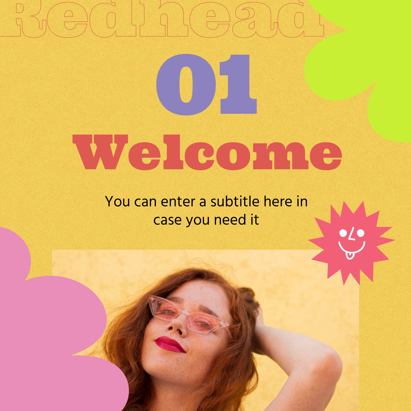 Social Media Redhead Appreciation Day IG Posts Google Slides