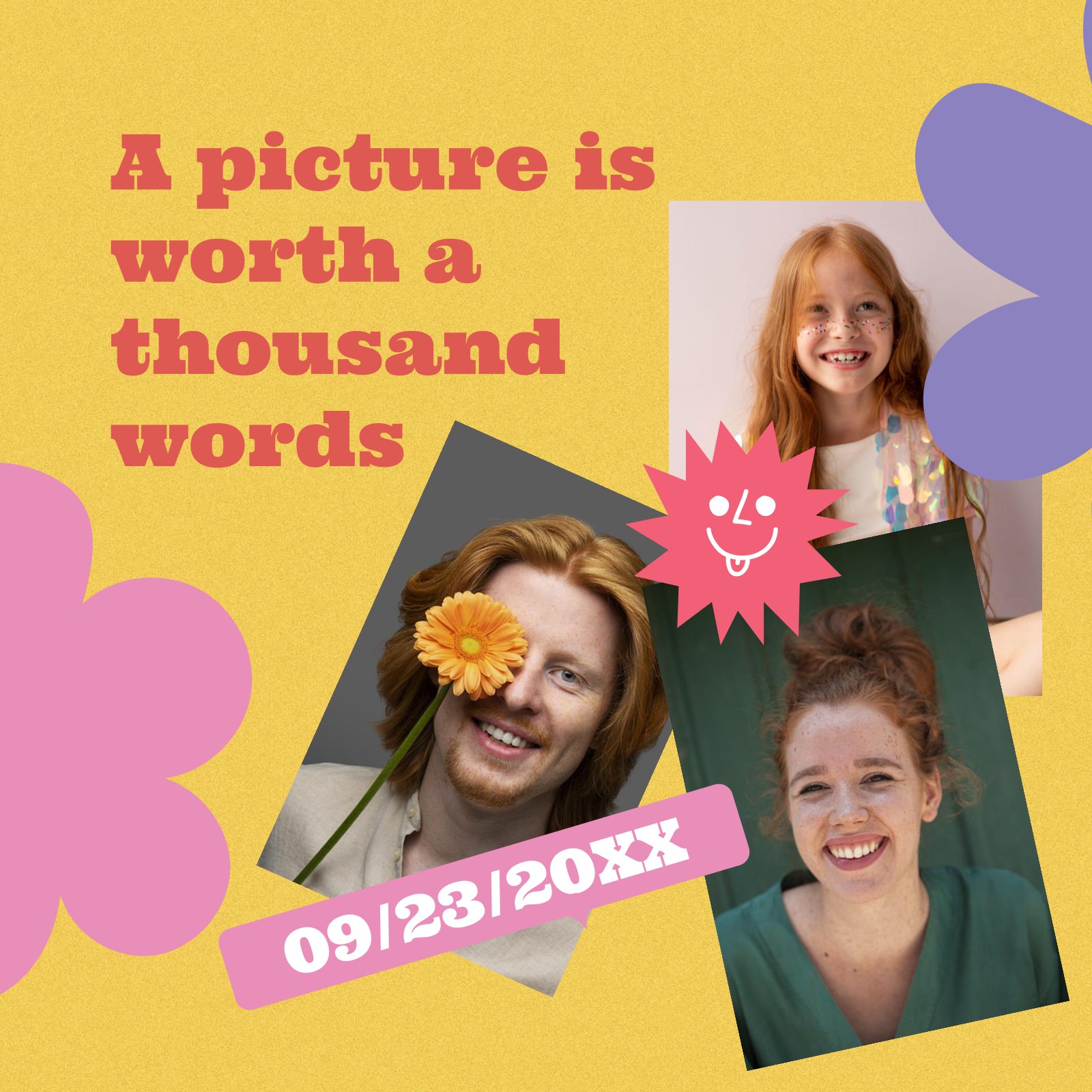 Social Media Redhead Appreciation Day IG Posts Google Slides