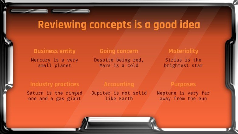 Basic Accounting Principles for Business | Google Slides
