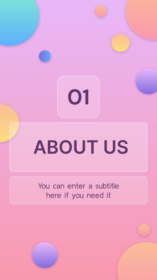 Crystal Style Slides for IG Stories Google Slides & PPT