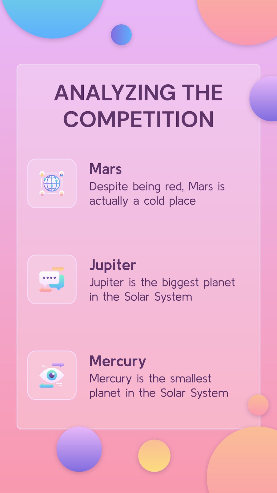 Crystal Style Slides for IG Stories Google Slides & PPT