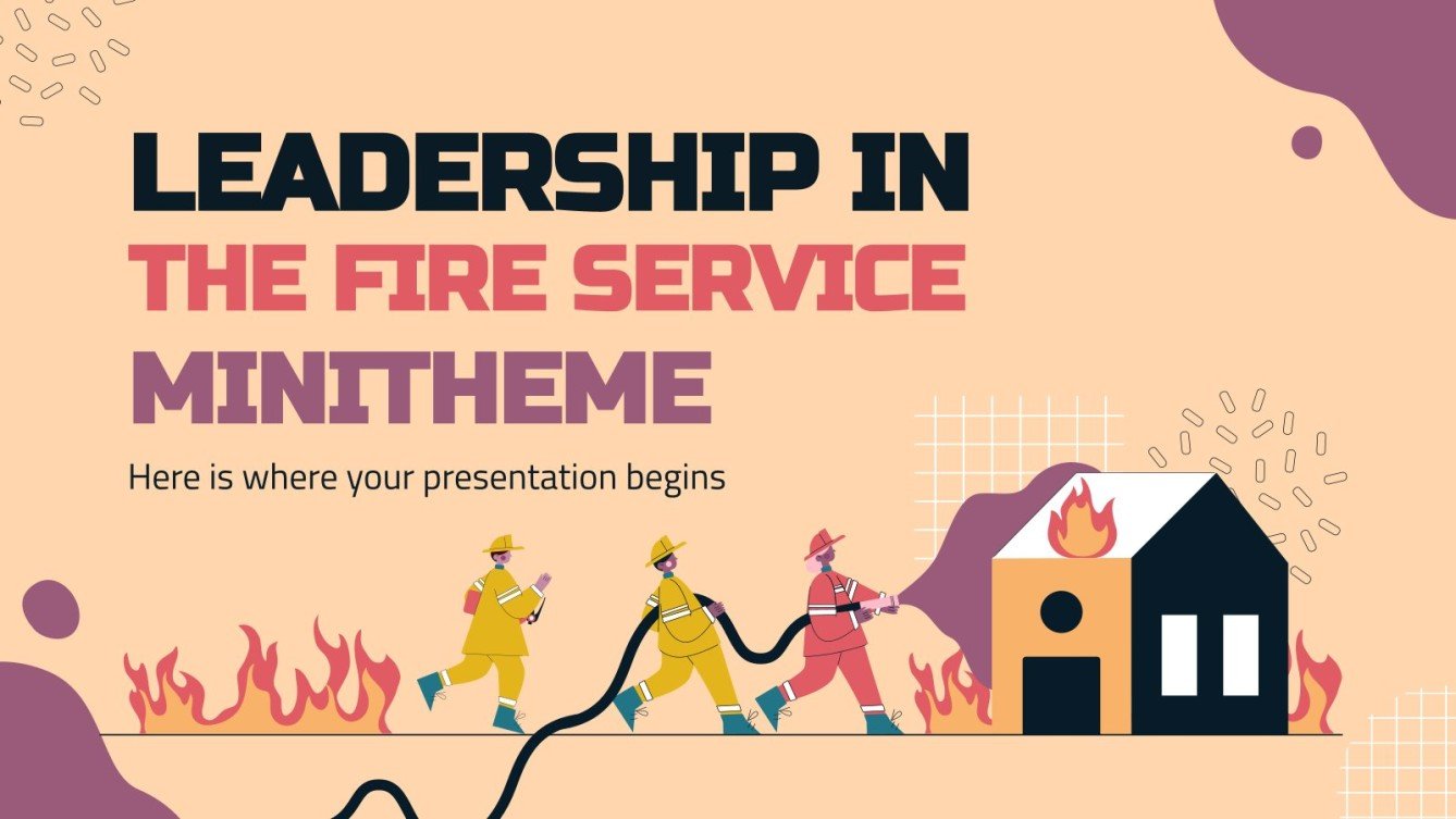 Leadership in the Fire Service Minitheme | Google Slides & PPT