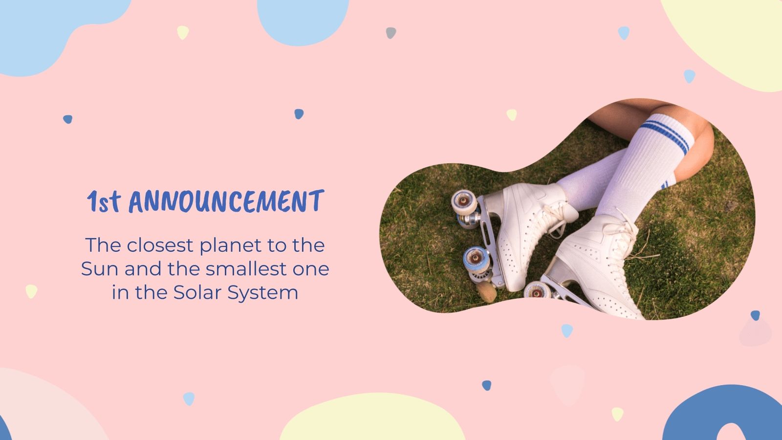 Lovely Pastel Newsletter Google Slides & PPT template