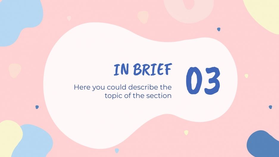 Lovely pastel newsletter Google Slides & PPT template