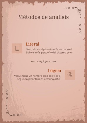 Analysis of Spanish Historical Texts presentation template 
