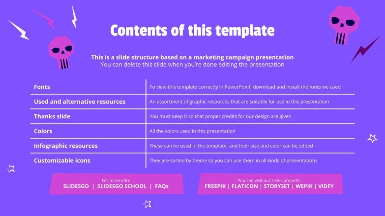 Punk Rock Festival MK Campaign | Google Slides & PowerPoint