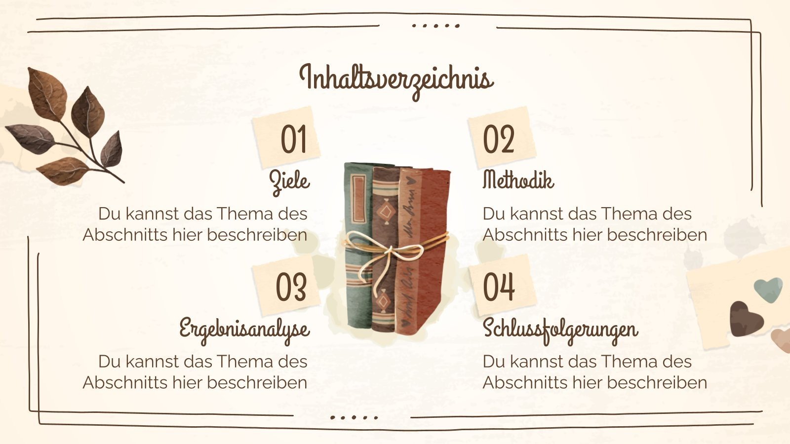 German Literature Thesis Google Slides & PowerPoint