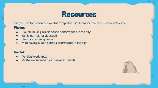 LATAM Map Theme for Middle School presentation template 