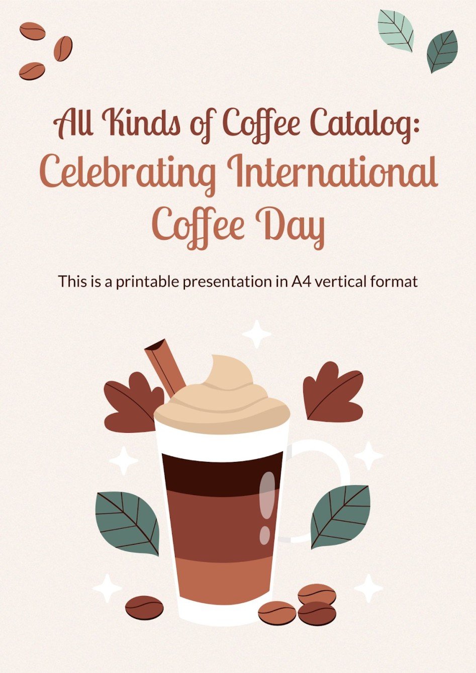 Plantillas gratis de Café para Google Slides y PowerPoint