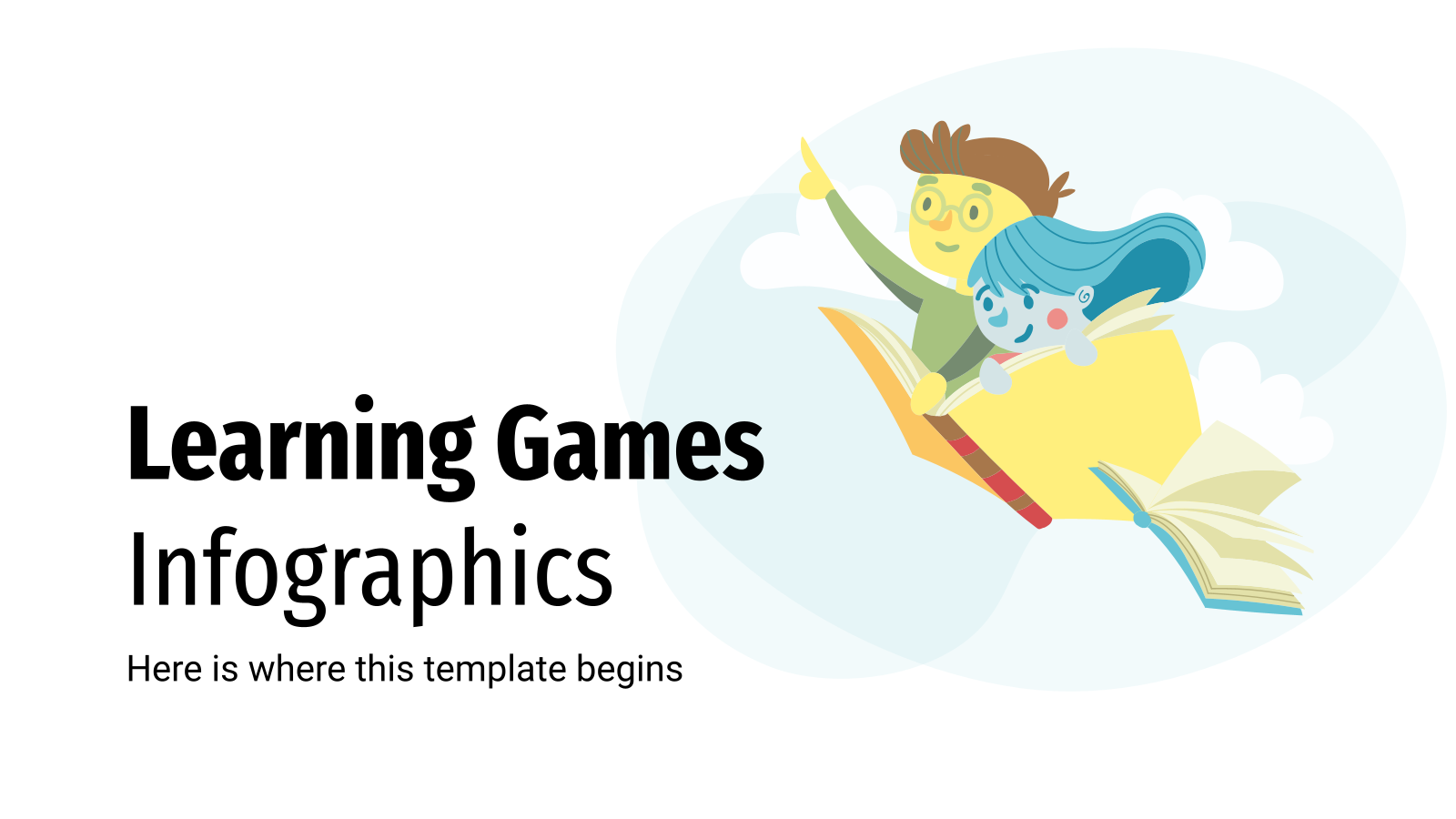 Learning Games Infographics presentation template 