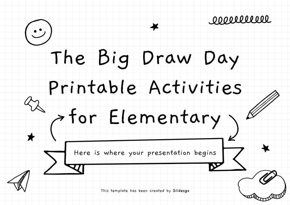 Actividades imprimibles para primaria sobre The Big Draw