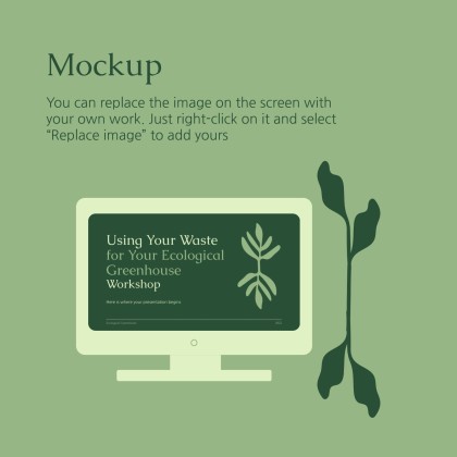 Using Your Waste for Your Ecological Greenhouse Workshop presentation template 