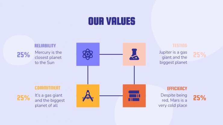 Center's Management System presentation template 