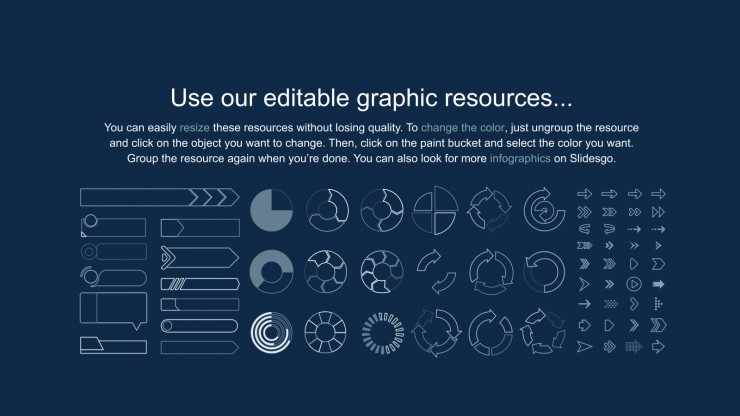 Center's Management System presentation template 