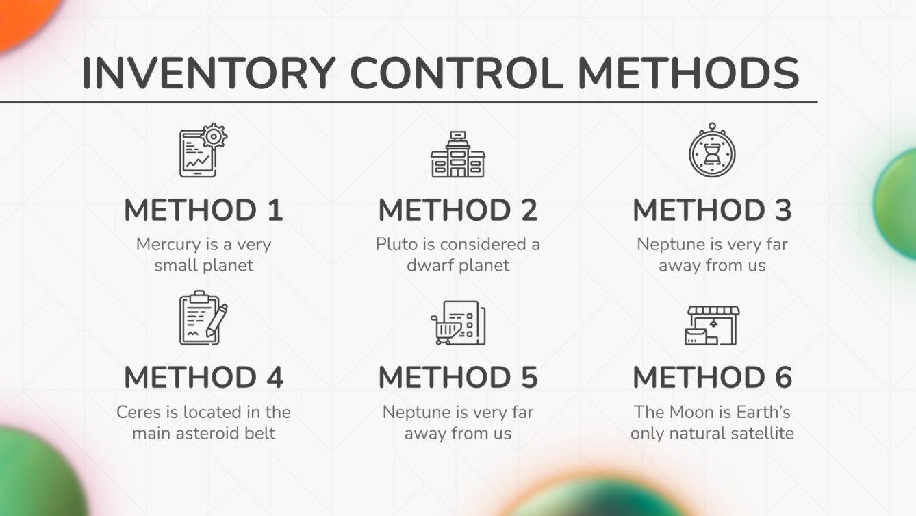 Inventory Control Methods Meeting | Google Slides & PowerPoint
