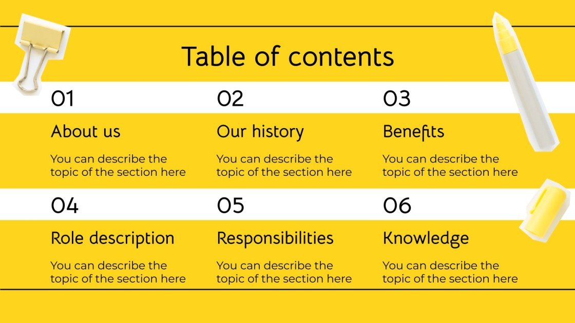 Copywriting Job Descriptions Google Slides & PowerPoint