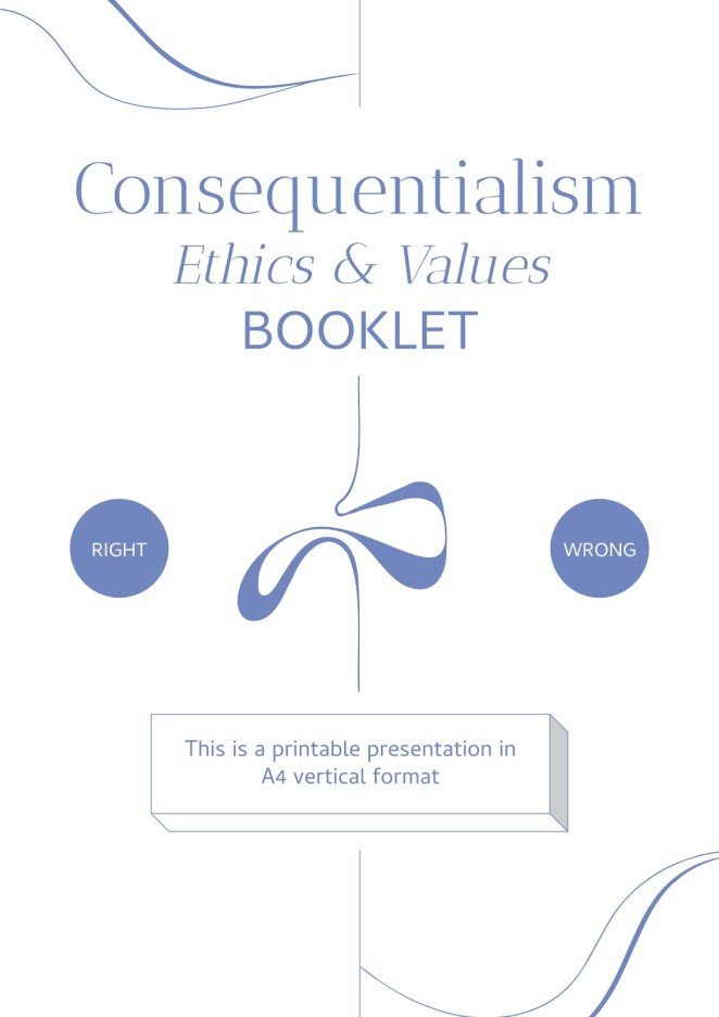 Consecuencialismo Librito de ética y valores Google Slides