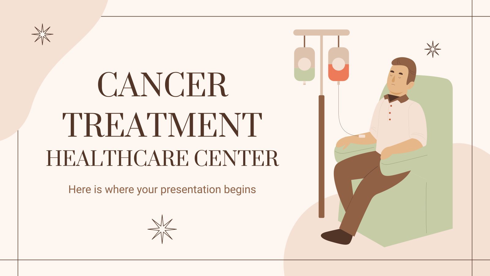 Cancer Treatment Healthcare Center presentation template 