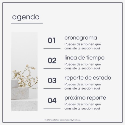 Diapositives minimalistes pour réunion Modèles de présentation