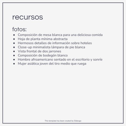 Diapositives minimalistes pour réunion Modèles de présentation