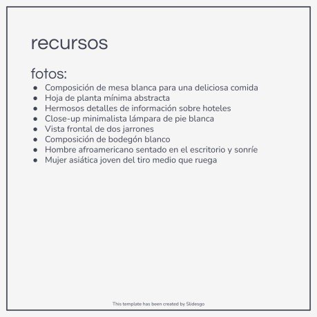 Diapositives minimalistes pour réunion Modèles de présentation