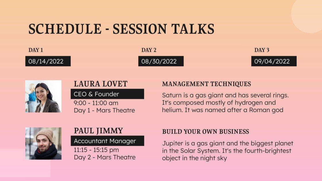 Marketing Analytics Conference Google Slides and PowerPoint