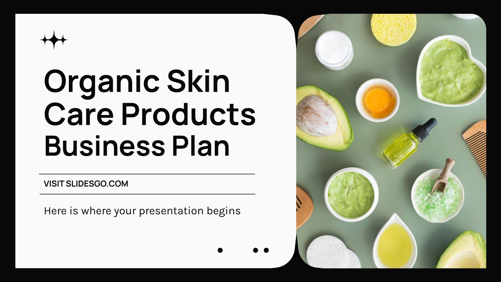 Organic Skin Care Products Business Plan presentation template 