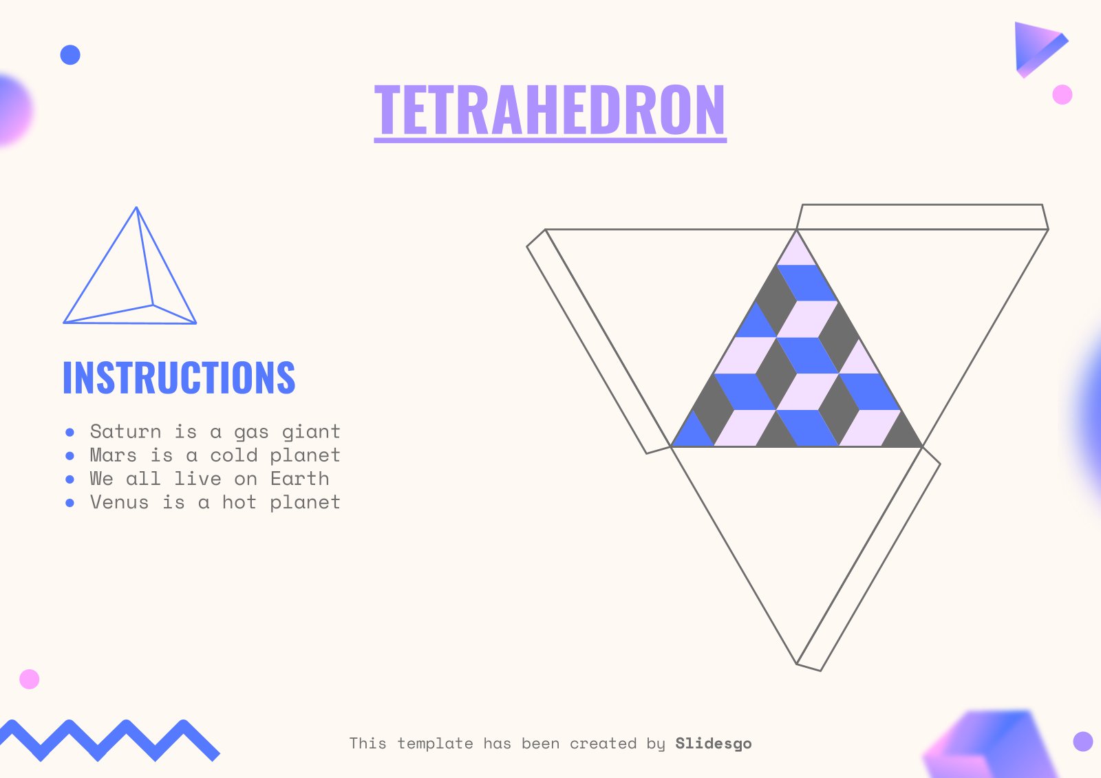 Construire des formes géométriques en 3D au collège