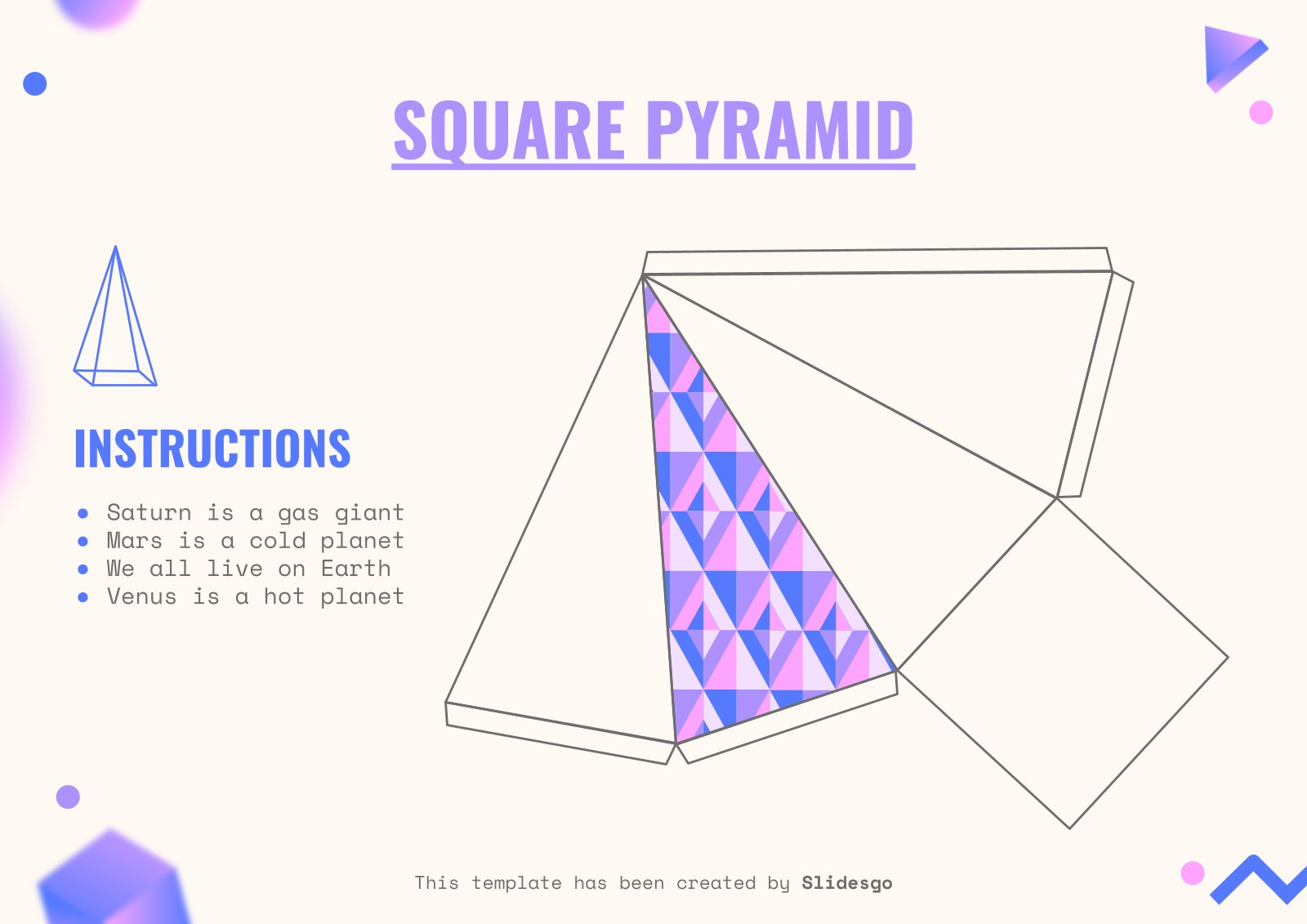 Construire des formes géométriques en 3D au collège