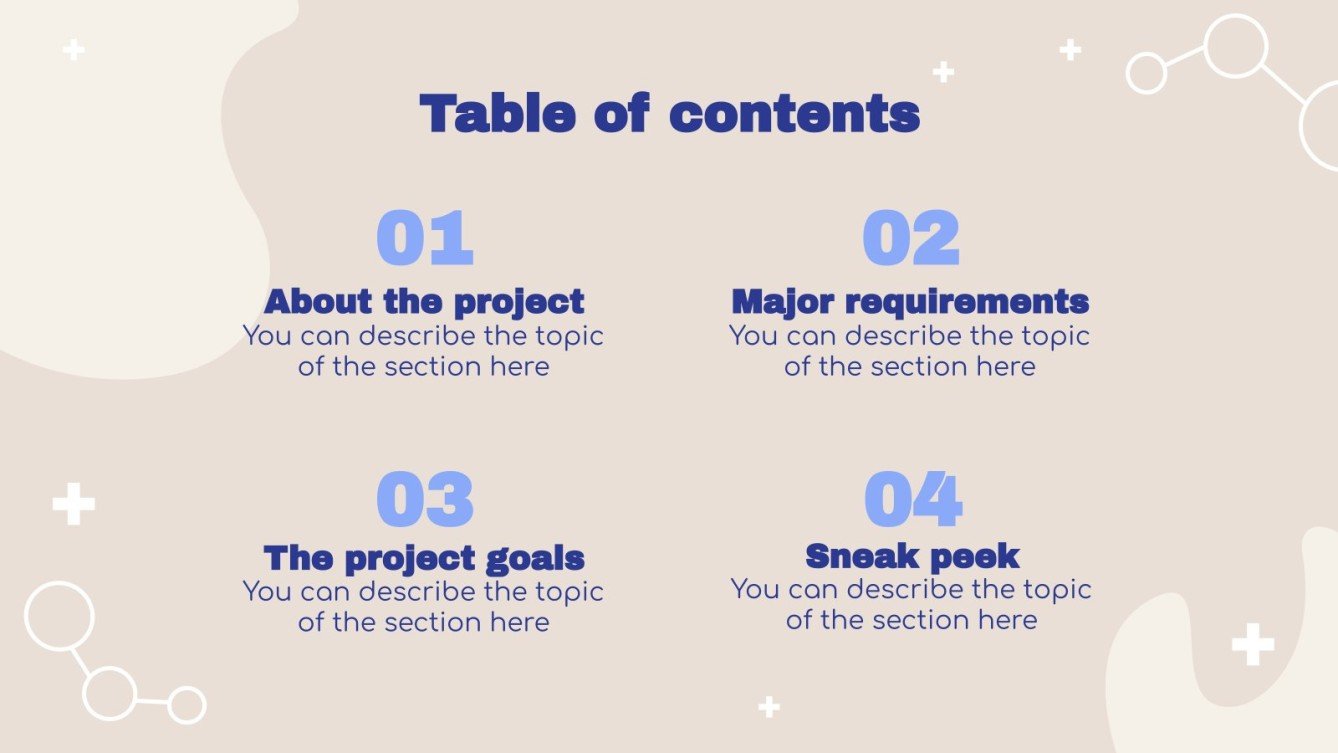 Healthy Capstone Proposal Google Slides theme & PPT template