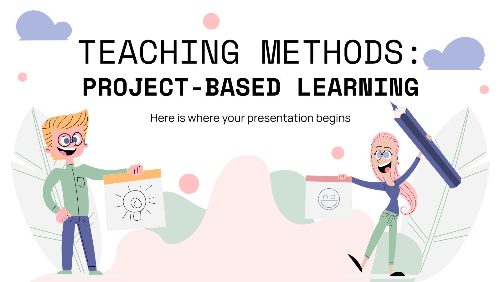 Teaching Methods: Project-Based Learning presentation template 