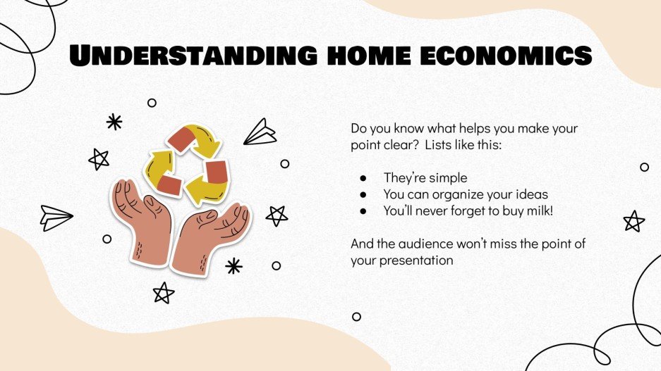 Home Economics Class for Middle School Google Slides & PPT