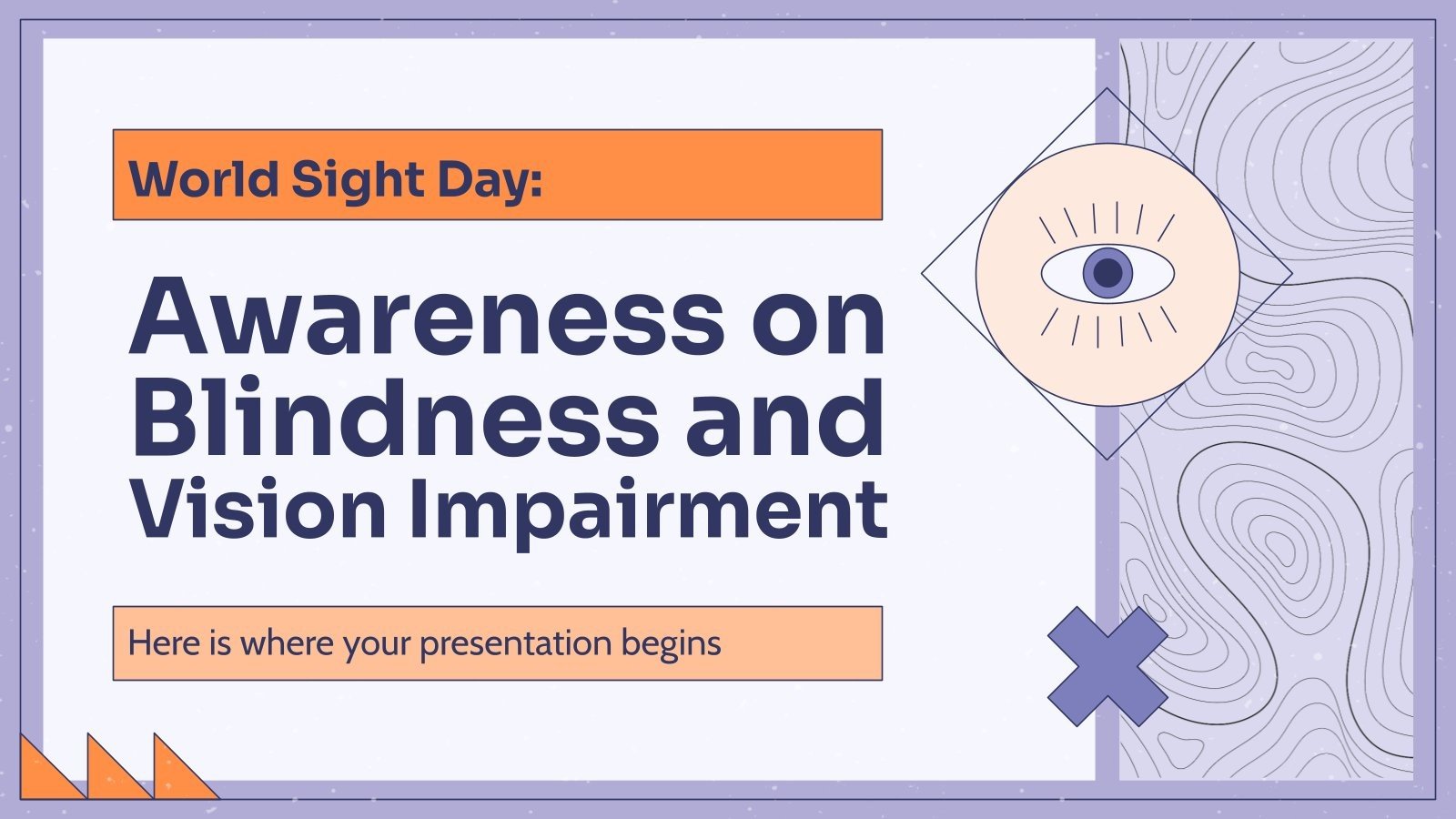 World Sight Day Google Slides And PowerPoint 0 World Sight Day Awareness On Blindness And Vision Impairment Media Library Original 1600 900
