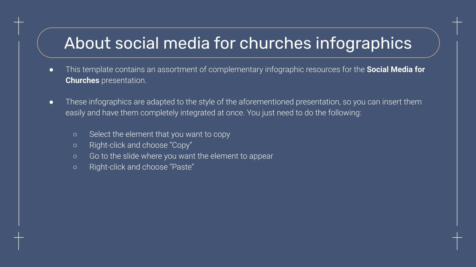 Social Media for Churches Infographics Google Slides & PPT