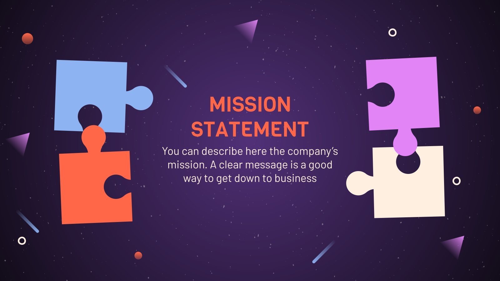 Smart Art Puzzle Business Plan Google Slides & PowerPoint