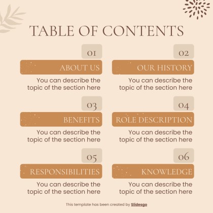 소셜 미디어 관리자 작업 설명 프레젠테이션 템플릿