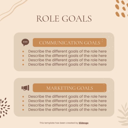 소셜 미디어 관리자 작업 설명 프레젠테이션 템플릿