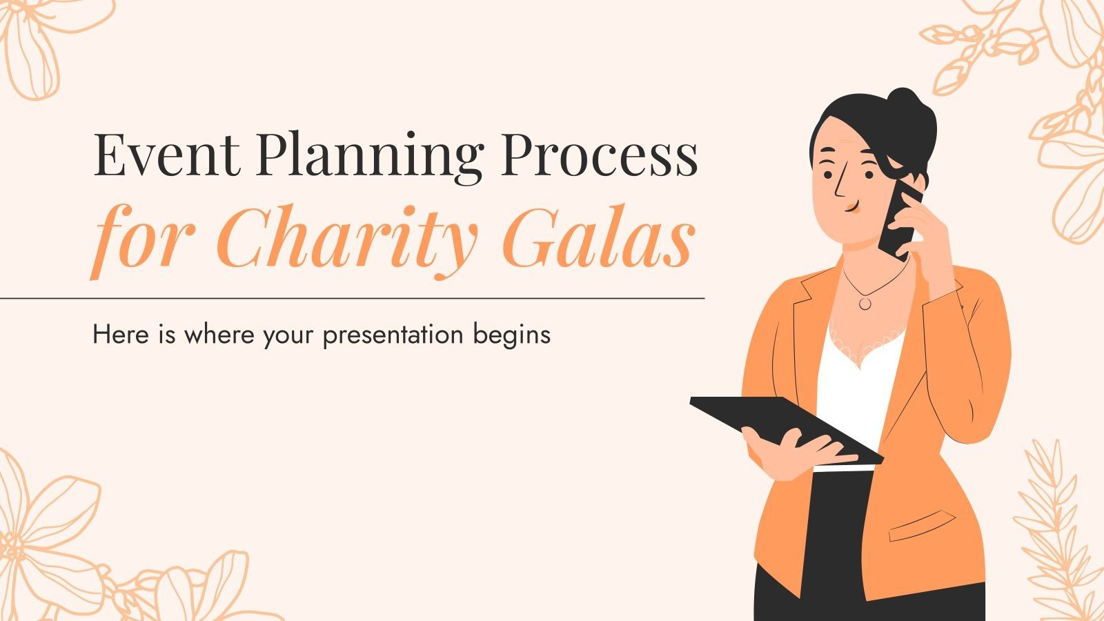 Free templates for Google Slides and PPT about events