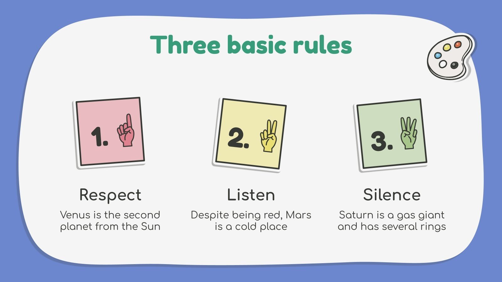 PreK Classroom Rules Google Slides and PowerPoint