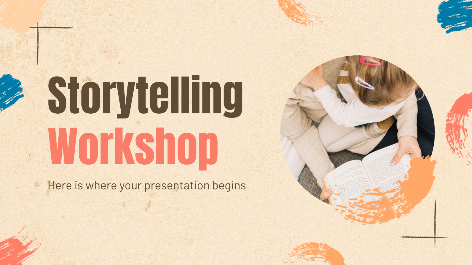 Storytelling Workshop presentation template 